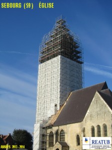 Montage d'un échafaudage multidirectionnel dans le nord