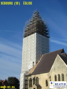 Montage d'un échafaudage multidirectionnel dans le nord