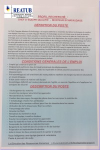 Recherche monteur d'échafaudage
