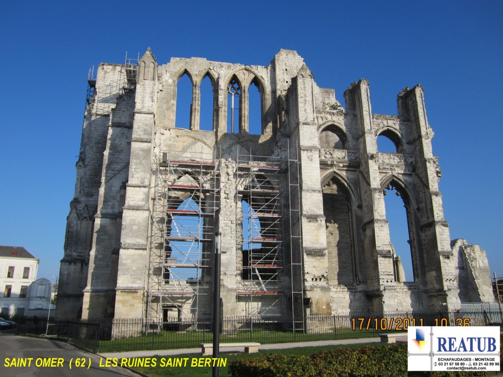 SAINT OMER  LES RUINES SAINT BERTIN